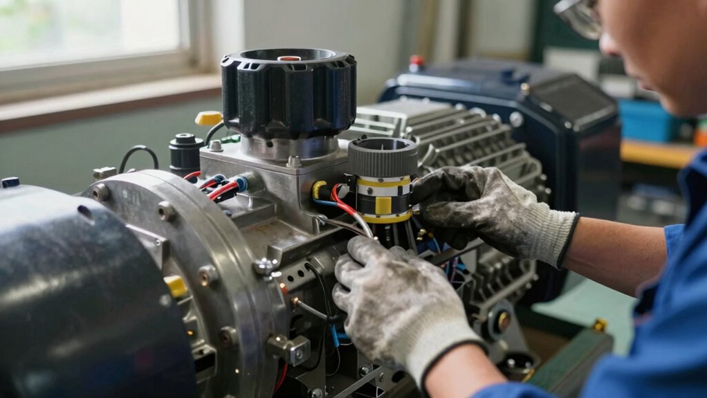 regular generator maintenance routine