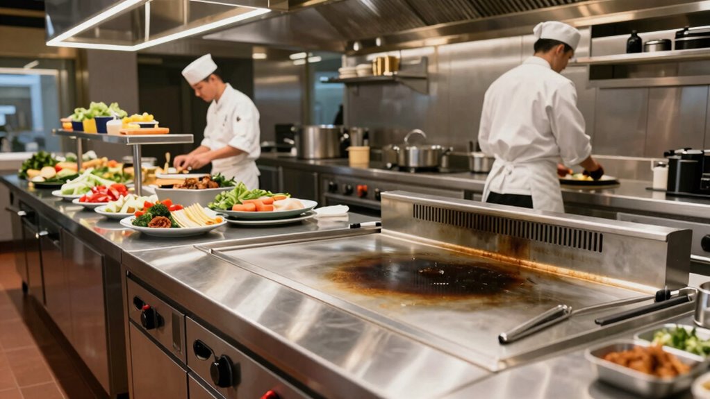 streamline menu and equipment