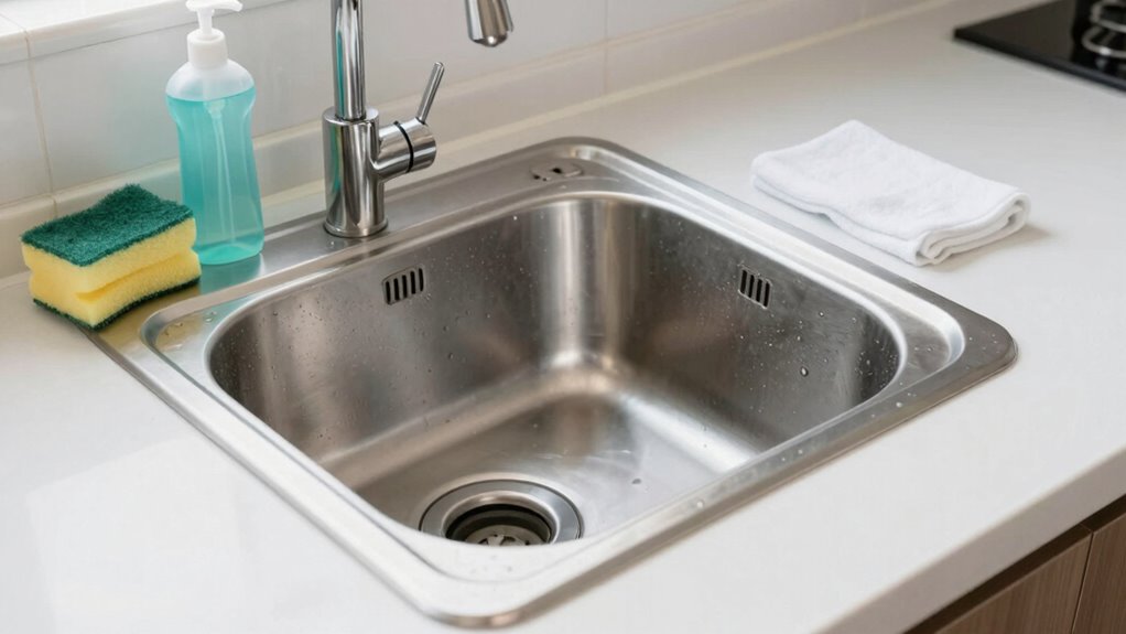 thorough cleaning and sanitizing