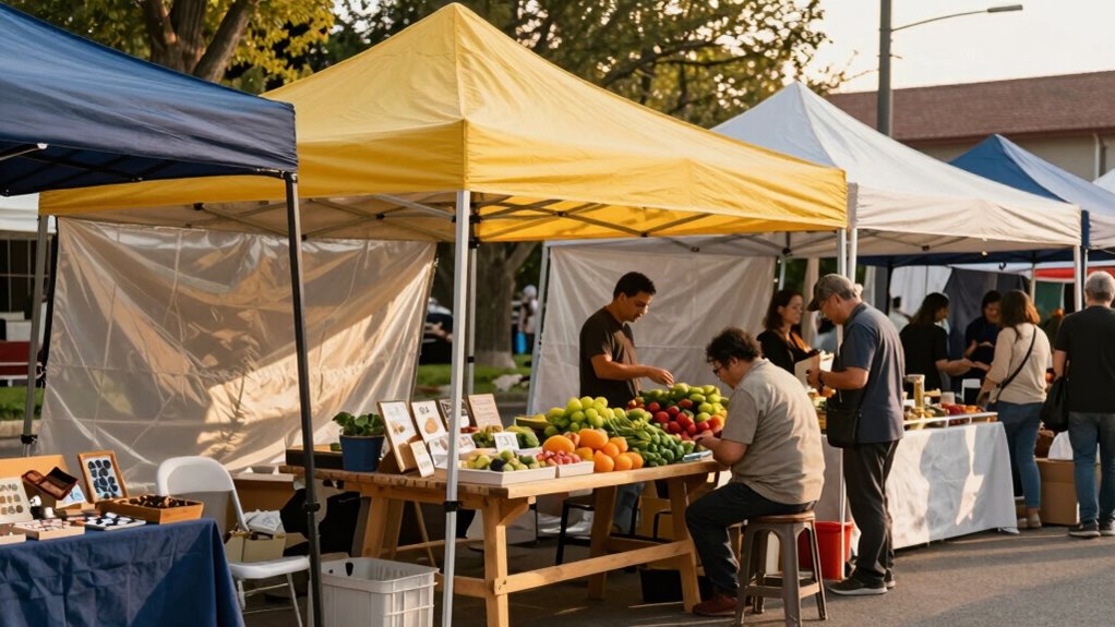 assess vendor tent profitability