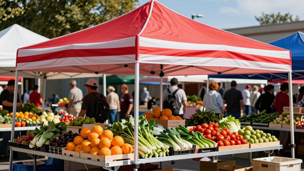 durable customizable vendor tents