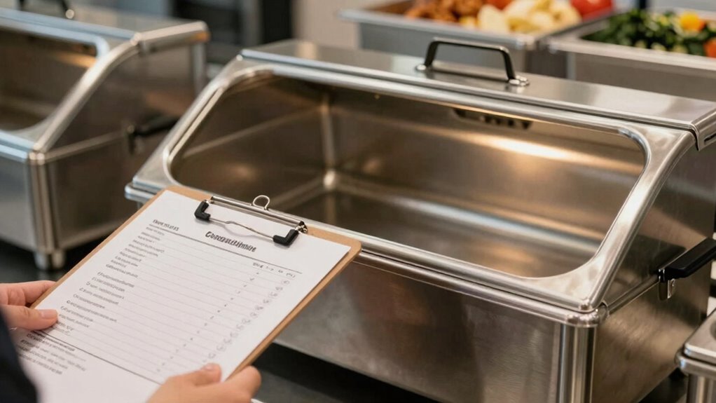 food warmer menu compatibility