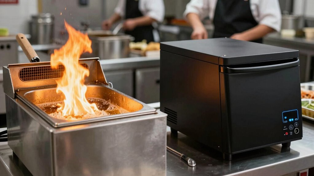 fryer size and capacity