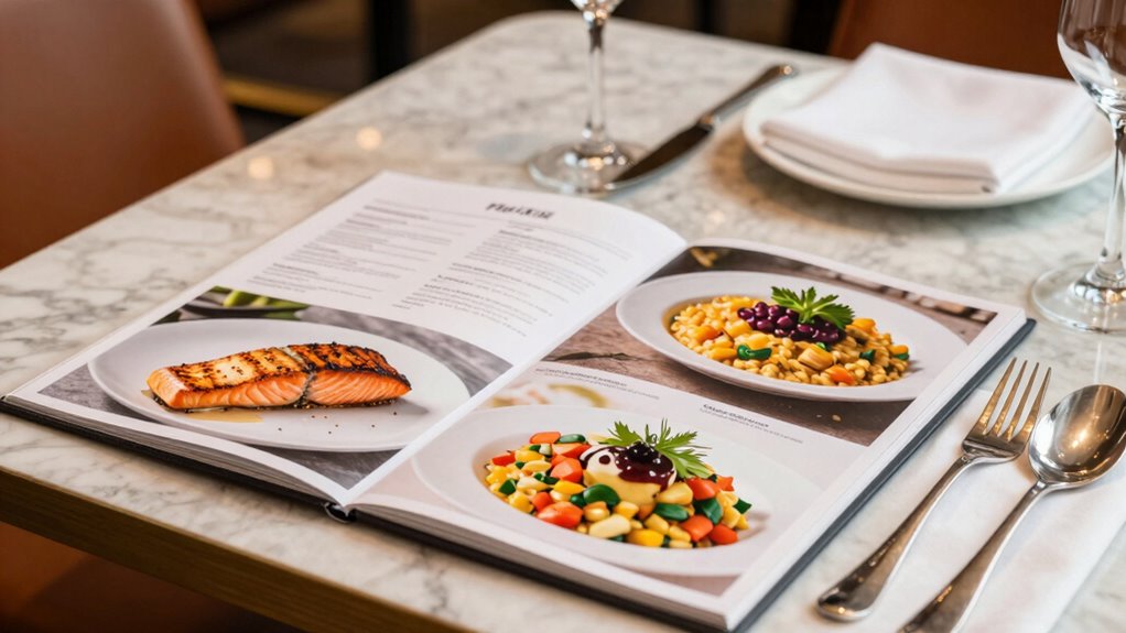 highlight and showcase key dishes