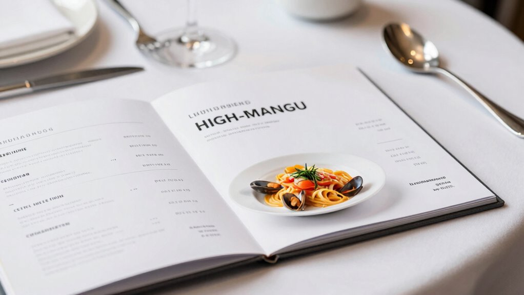 highlight profitable menu items