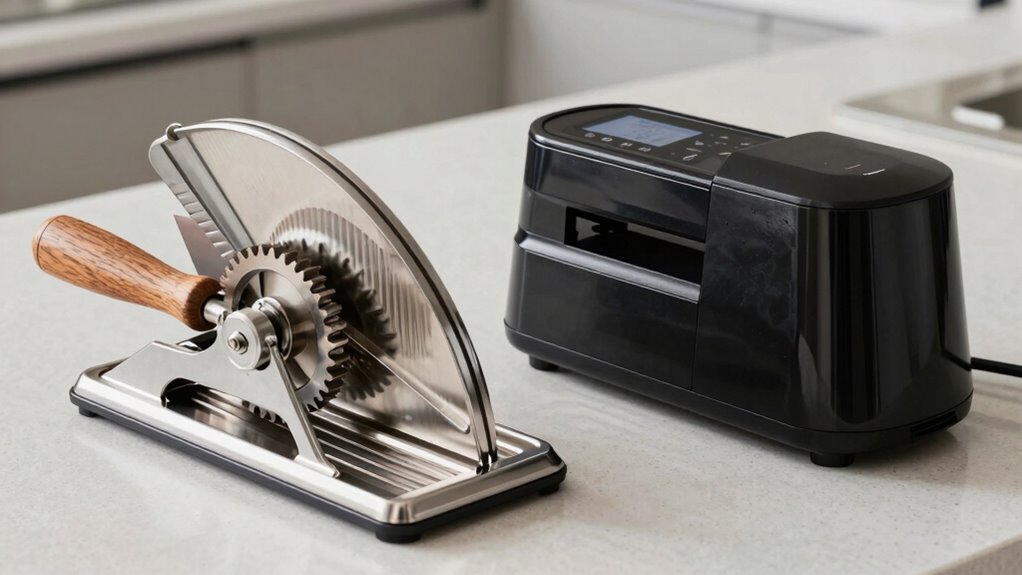 manual or automatic slicers