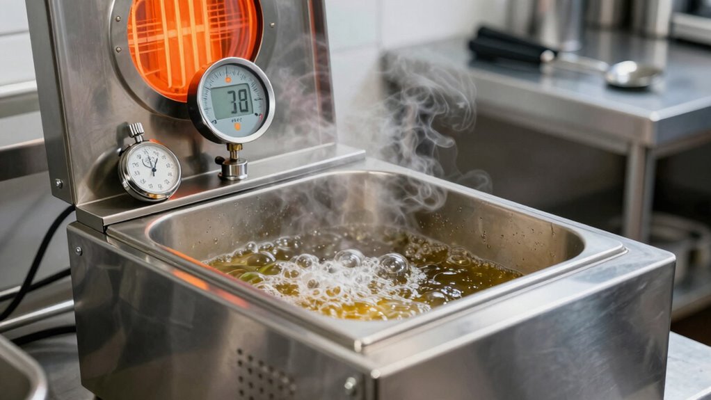 measuring fryer recovery time
