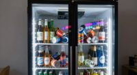 misusing beverage fridge space