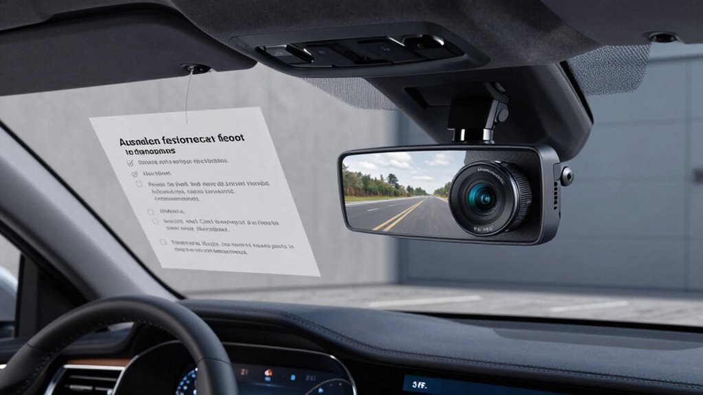 optimal dash cam installation