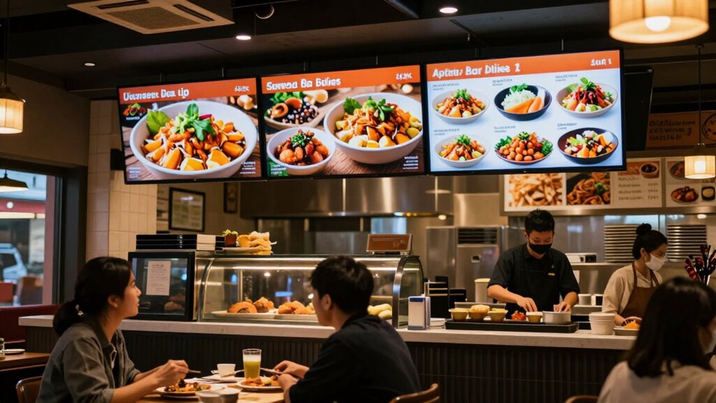 optimal timing for menu updates
