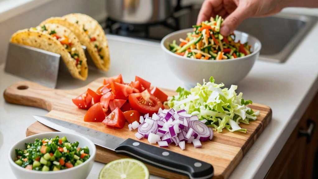 organize prep balance flavors