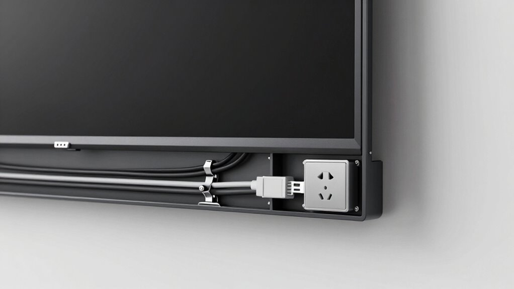 organized safe cable management