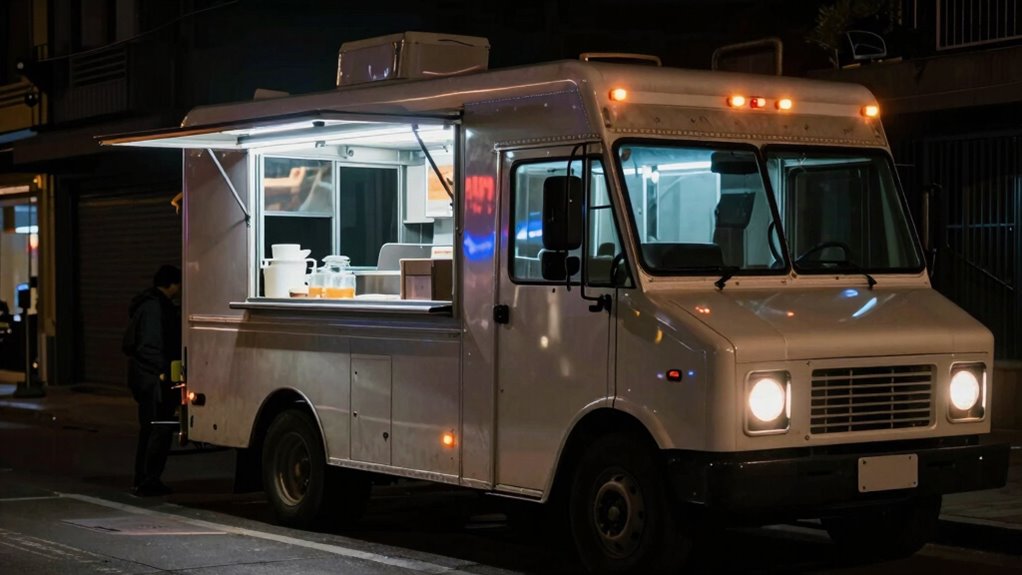 parking mode ensures food truck security