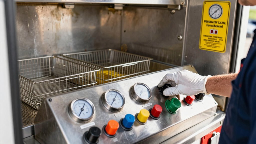 pre service fryer inspection