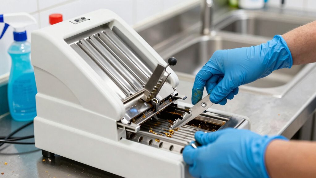 proper slicer cleaning procedures