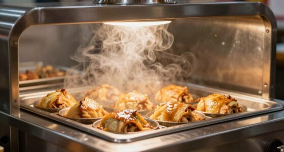 steam or heat lamp