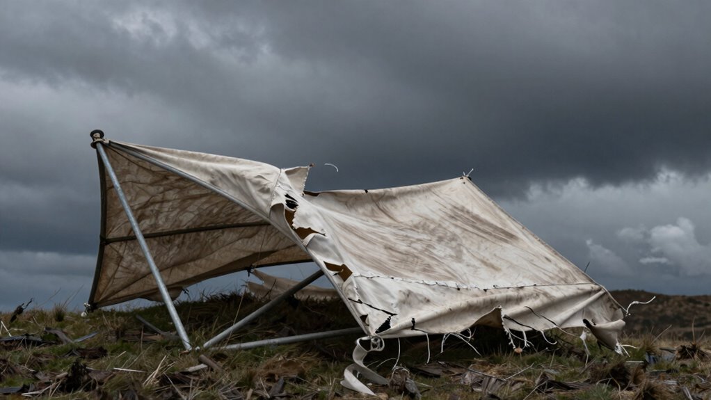 wind damages cheap canopies