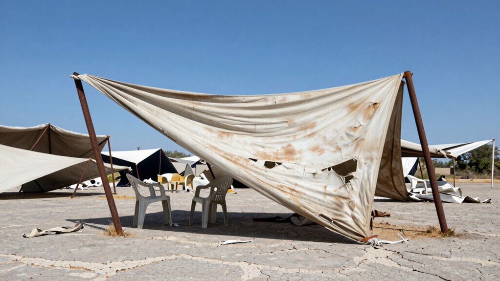 wind destroys cheap canopies