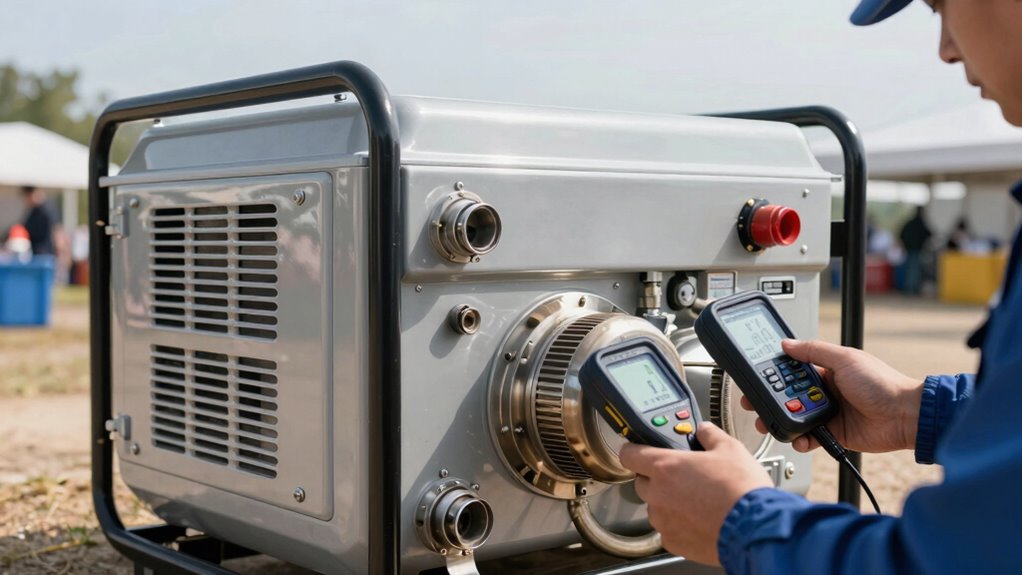 assessing generator noise levels