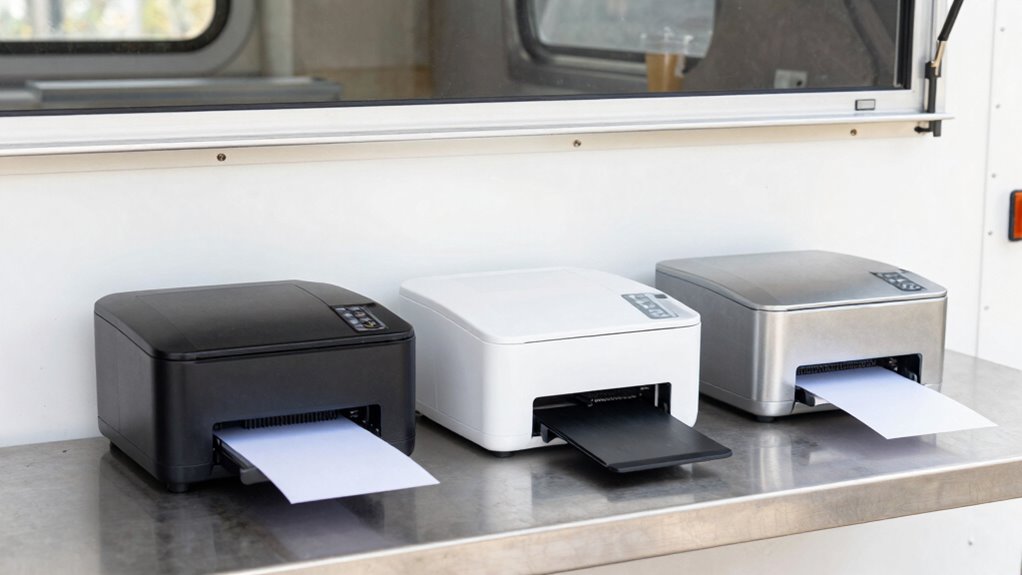 choosing compact food truck printers