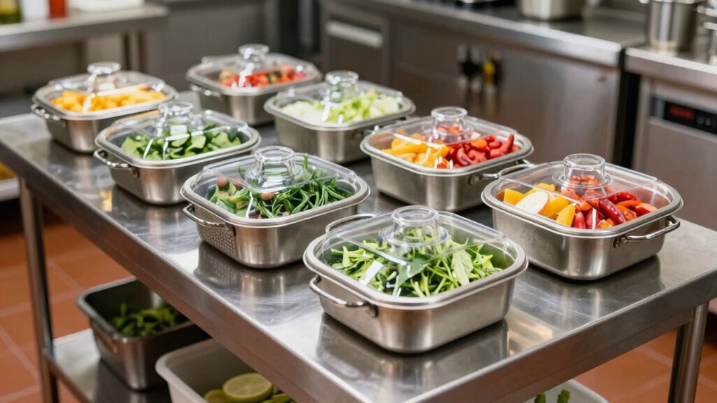 commercial food pan lids