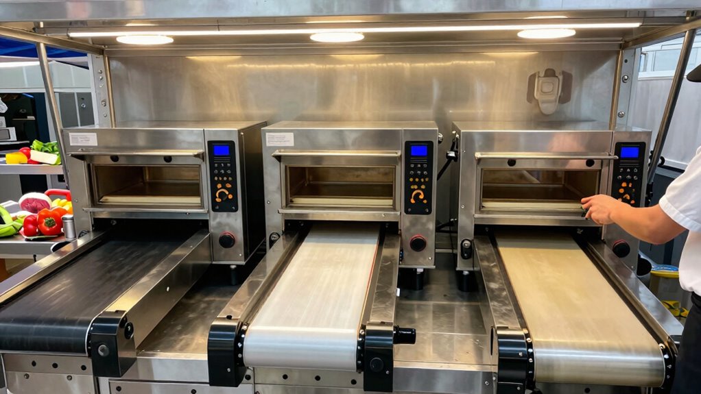compact efficient pizza oven