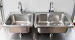 concession trailer sink comparison