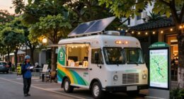 eco friendly food truck routing