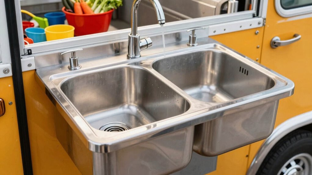 efficient compliant durable sink setup