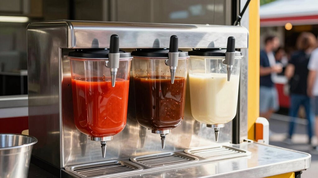 efficient mobile condiment delivery
