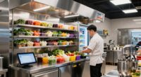 efficient mobile kitchen restocking