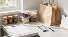 efficient weekly shopping plan