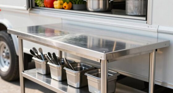 essential features for food truck tables