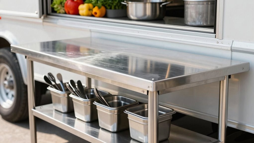 essential features for food truck tables