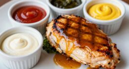 expanding menu with sauces
