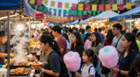 festival crowds showcase curiosity