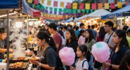 festival crowds showcase curiosity