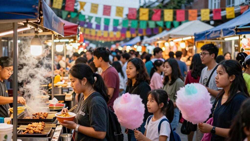 festival crowds showcase curiosity