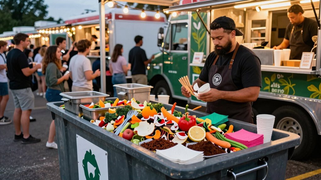 food truck composting process
