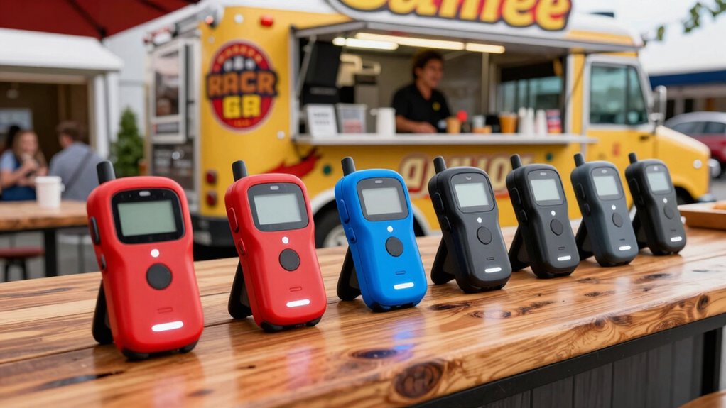 food truck customer paging