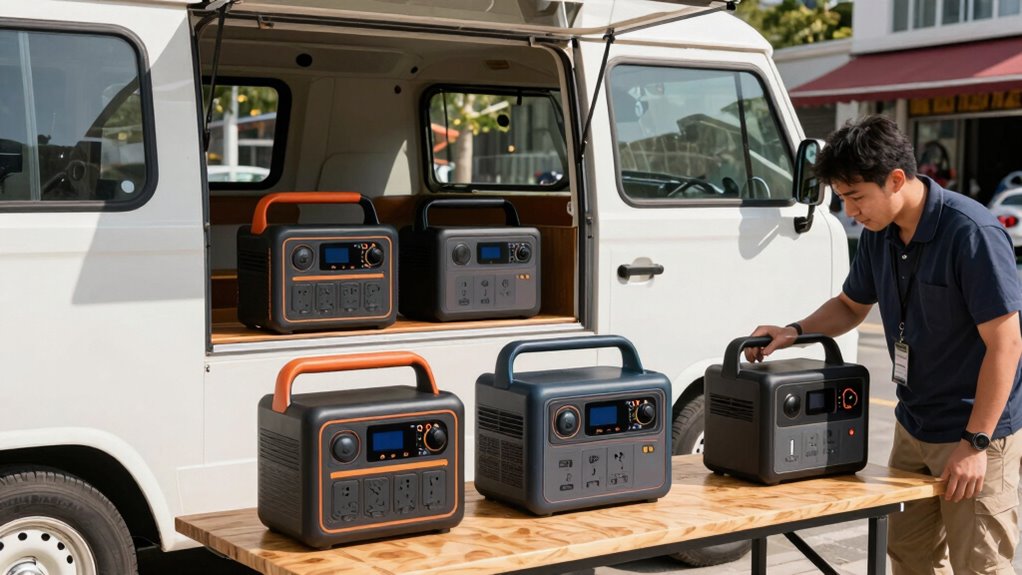 food truck power station comparison