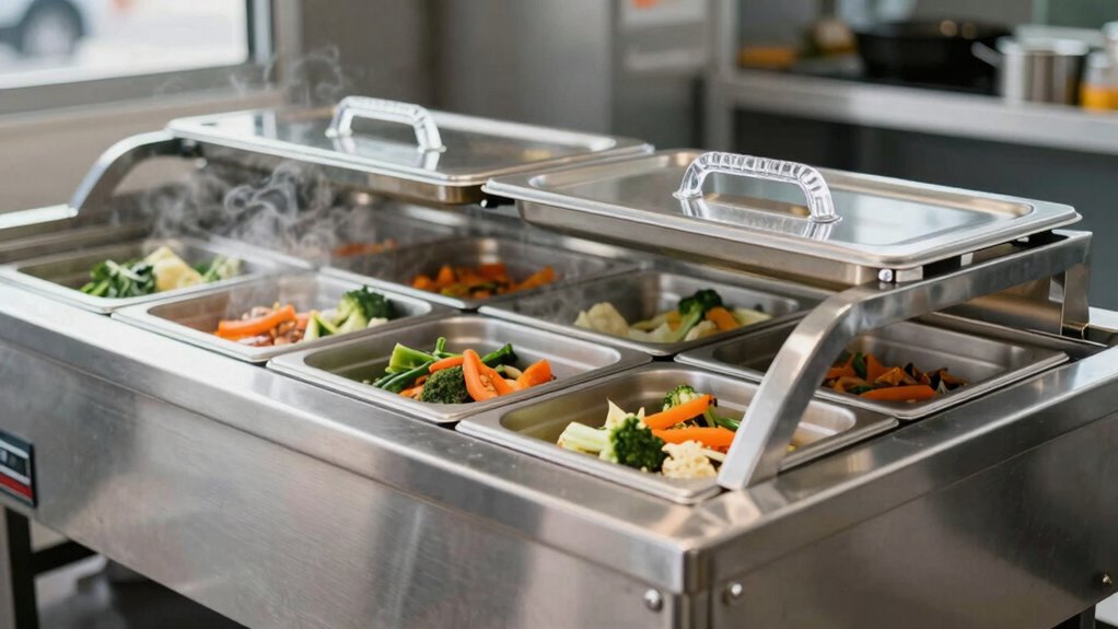 key considerations for food truck steam tables