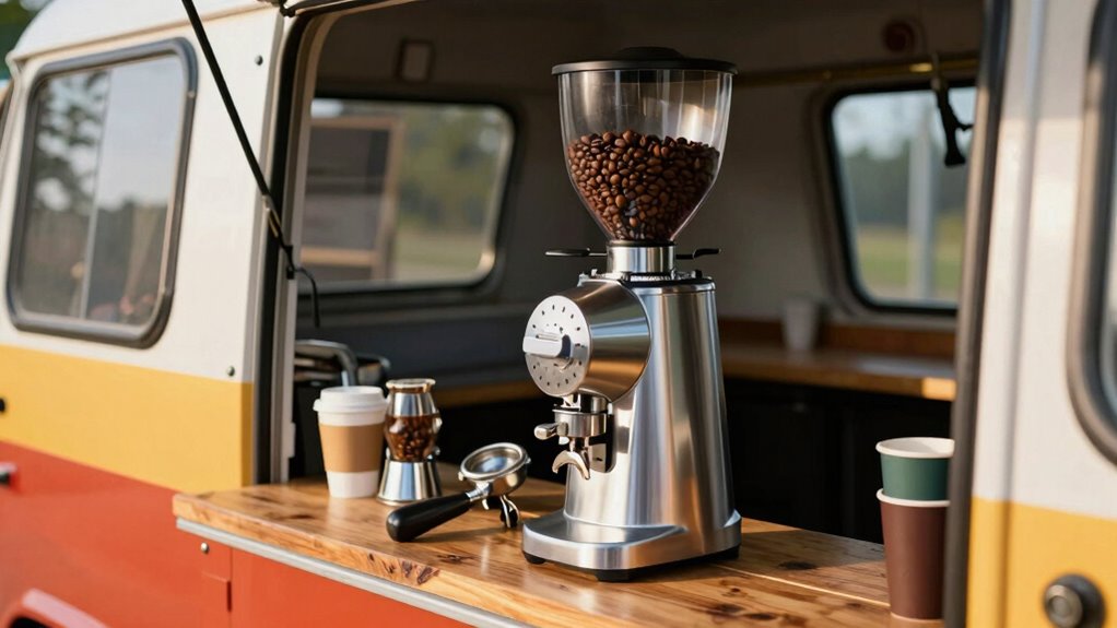 mobile coffee grinder selection
