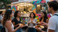 mobile food trucks showcase diverse cuisines
