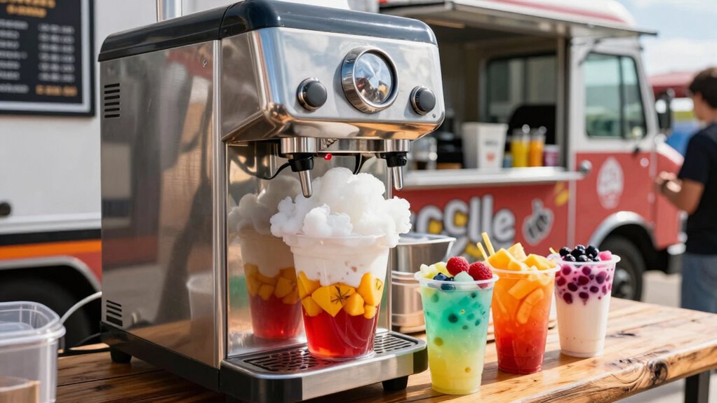 mobile shaved ice equipment