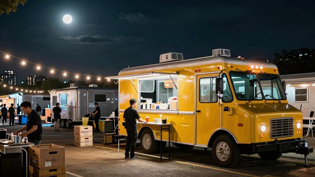 nighttime event food arrangements