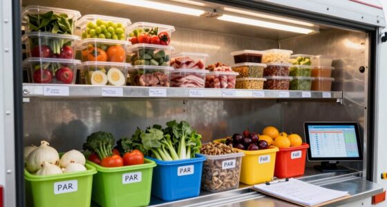 optimize food truck stock levels