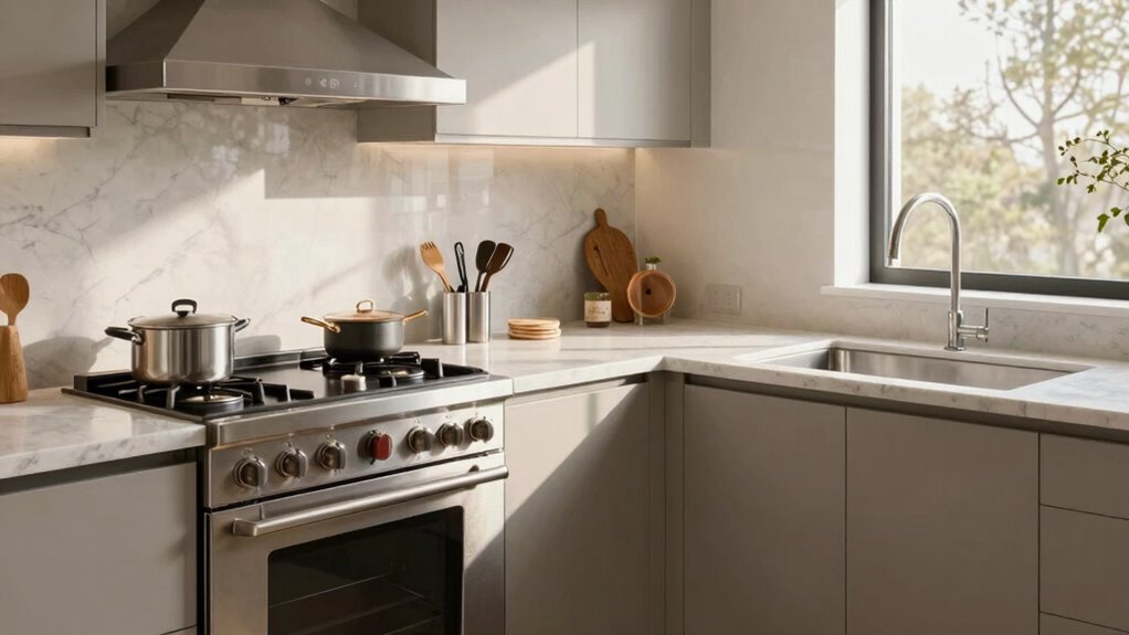 optimized kitchen equipment placement