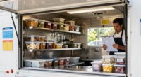 organized food truck storage