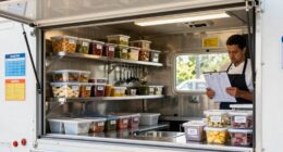 organized food truck storage
